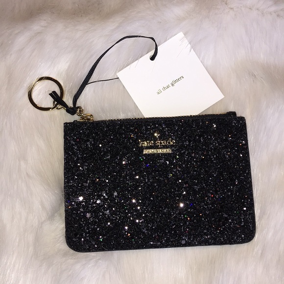 kate spade Handbags - ✨NWT✨Kate Spade Laurel Way Glitter Wallet Keychain